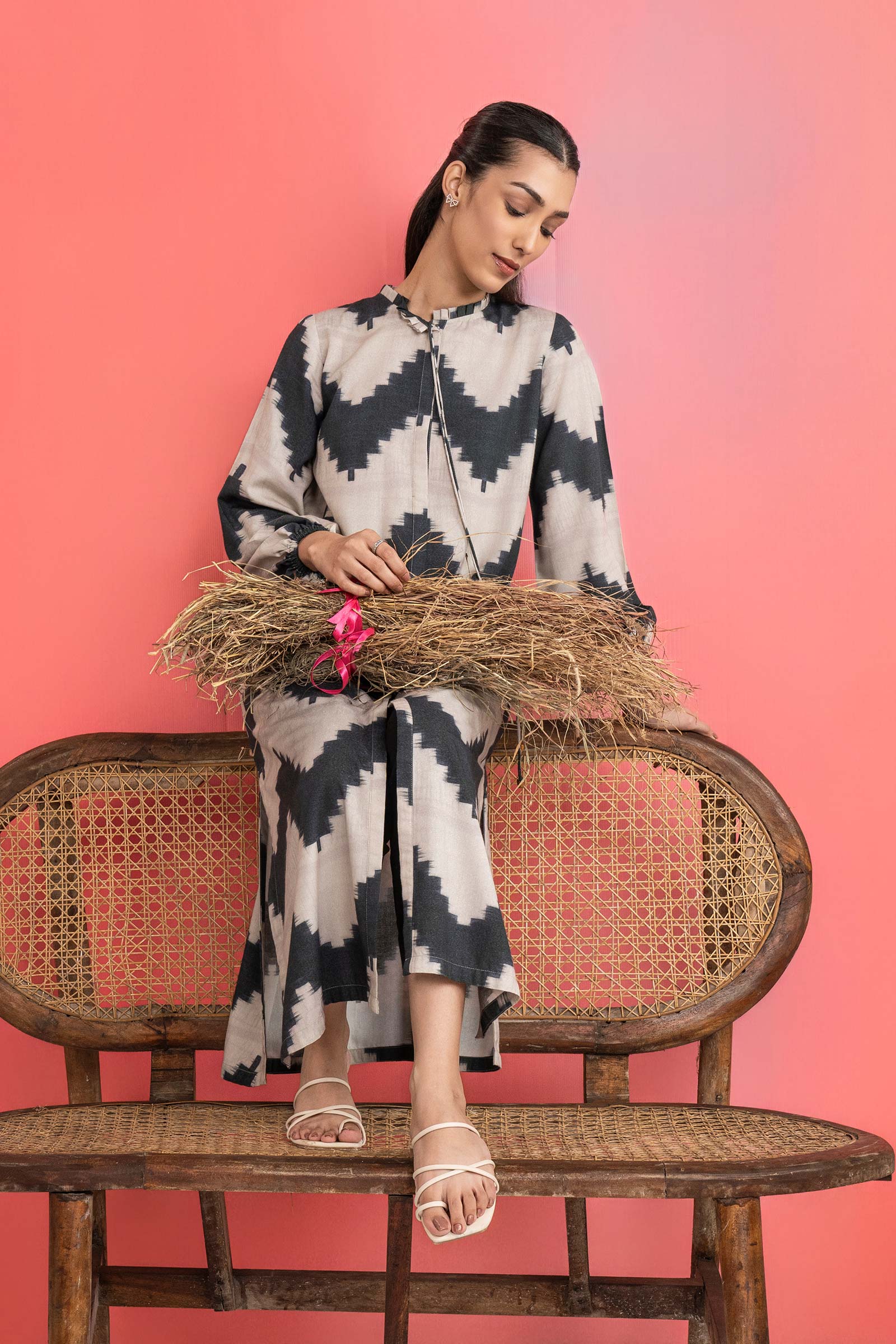 Printed Karandi Shirt