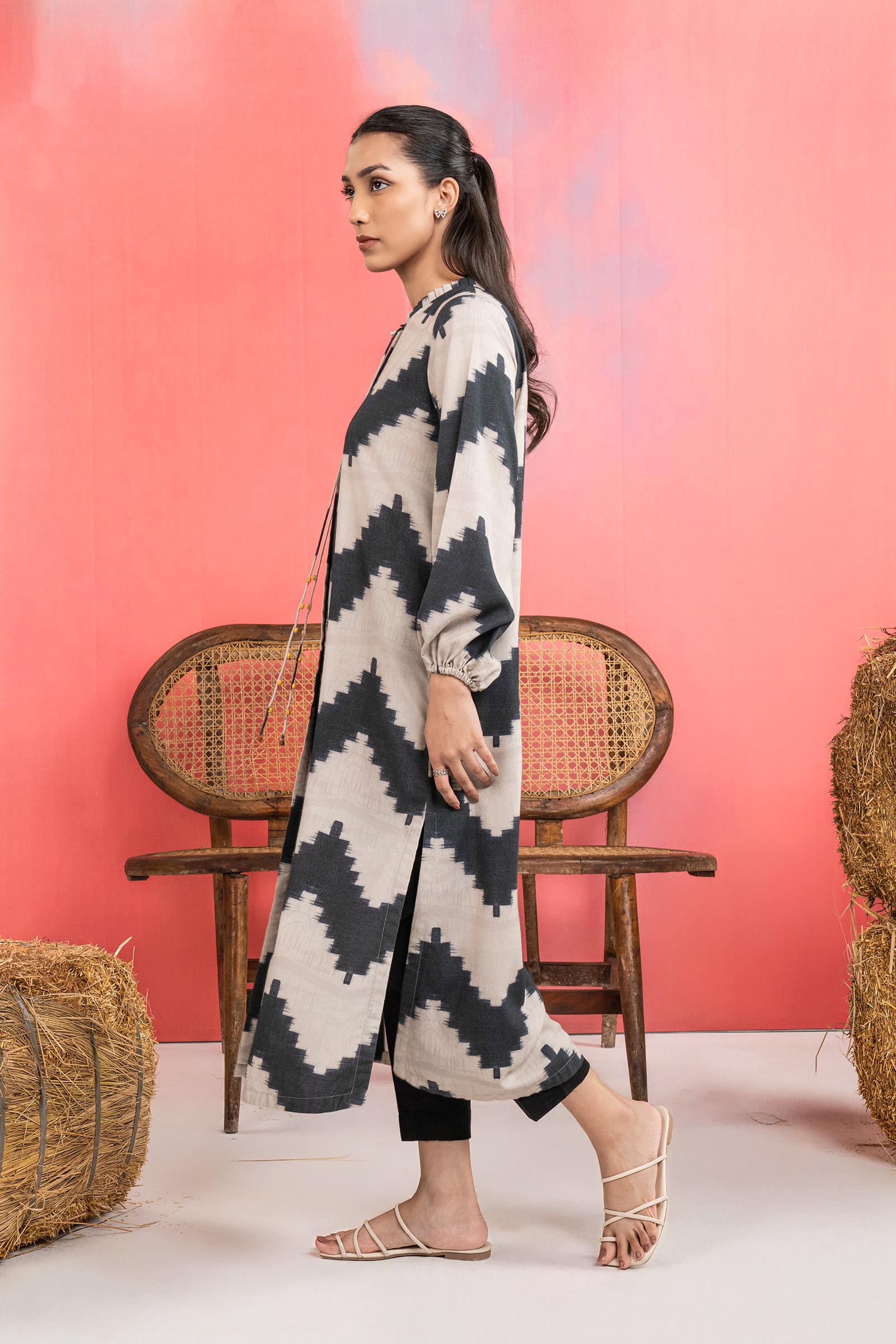 Printed Karandi Shirt