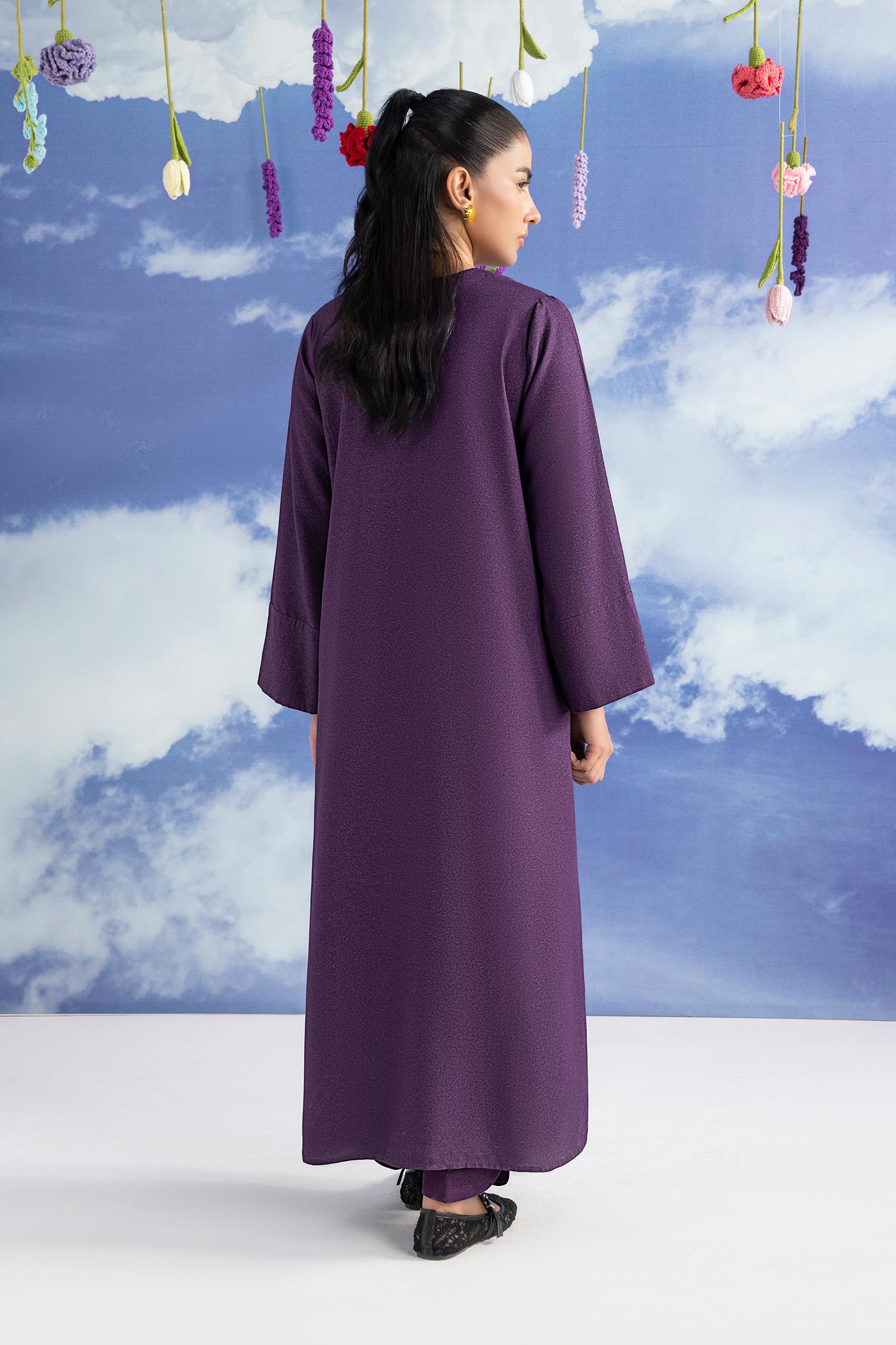 2 Pc Dyed Karandi Suit