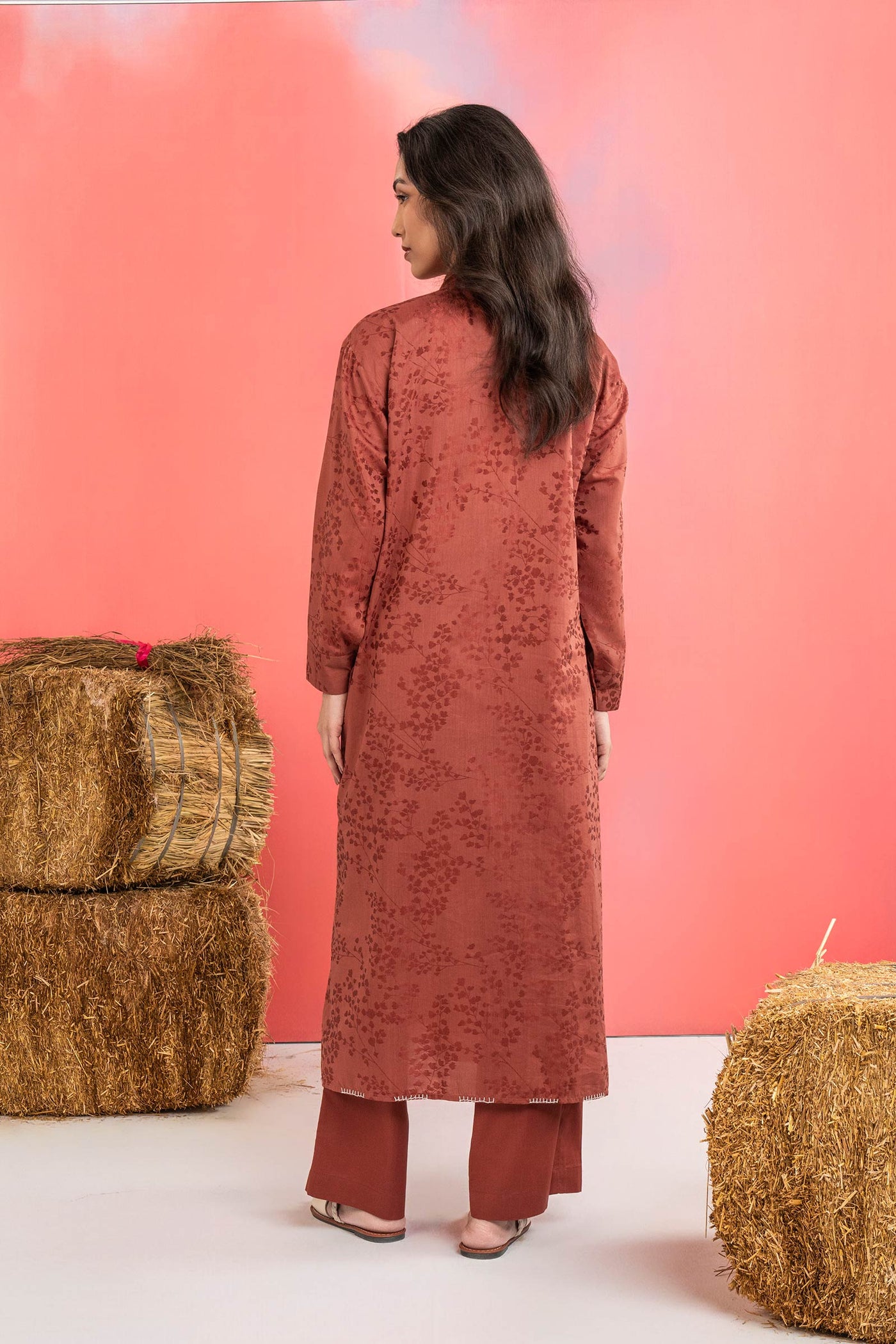 2 Pc Dyed Filament Viscose Suit