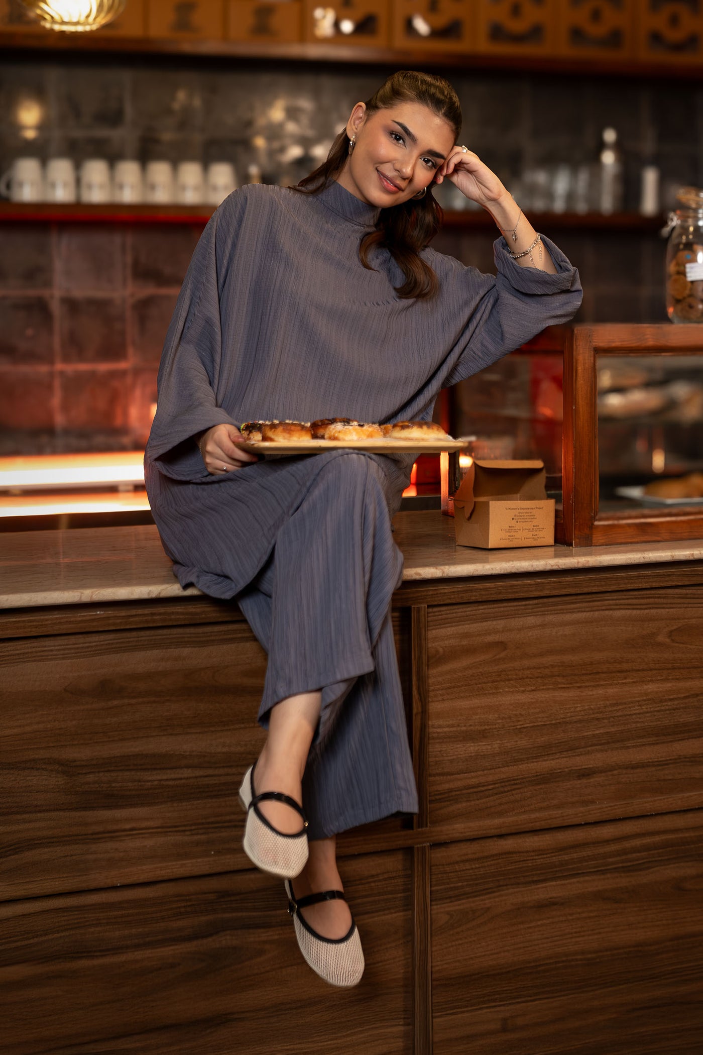 2 Pc Dyed Poly Wrinkle Suit