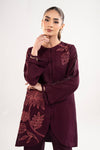 2 Pc Embroidered Dobby Viscose Suit