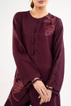 2 Pc Embroidered Dobby Viscose Suit