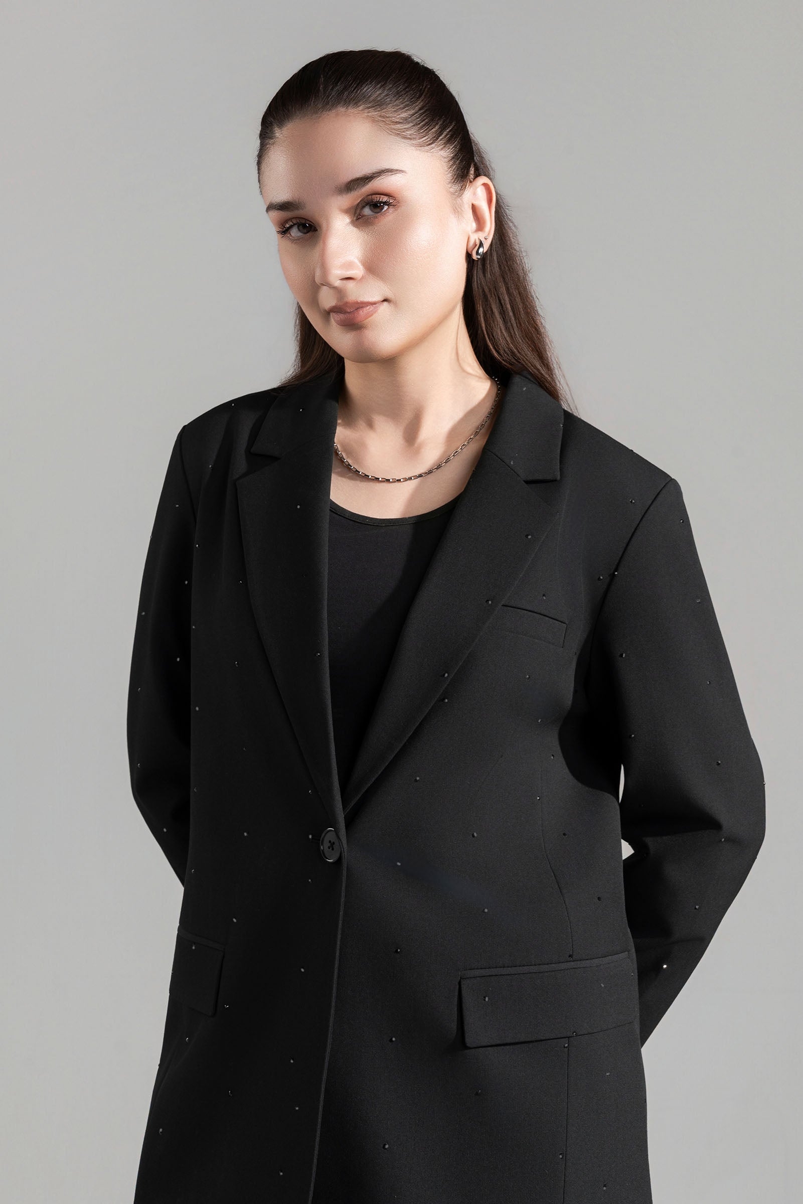 Embellished Blazer