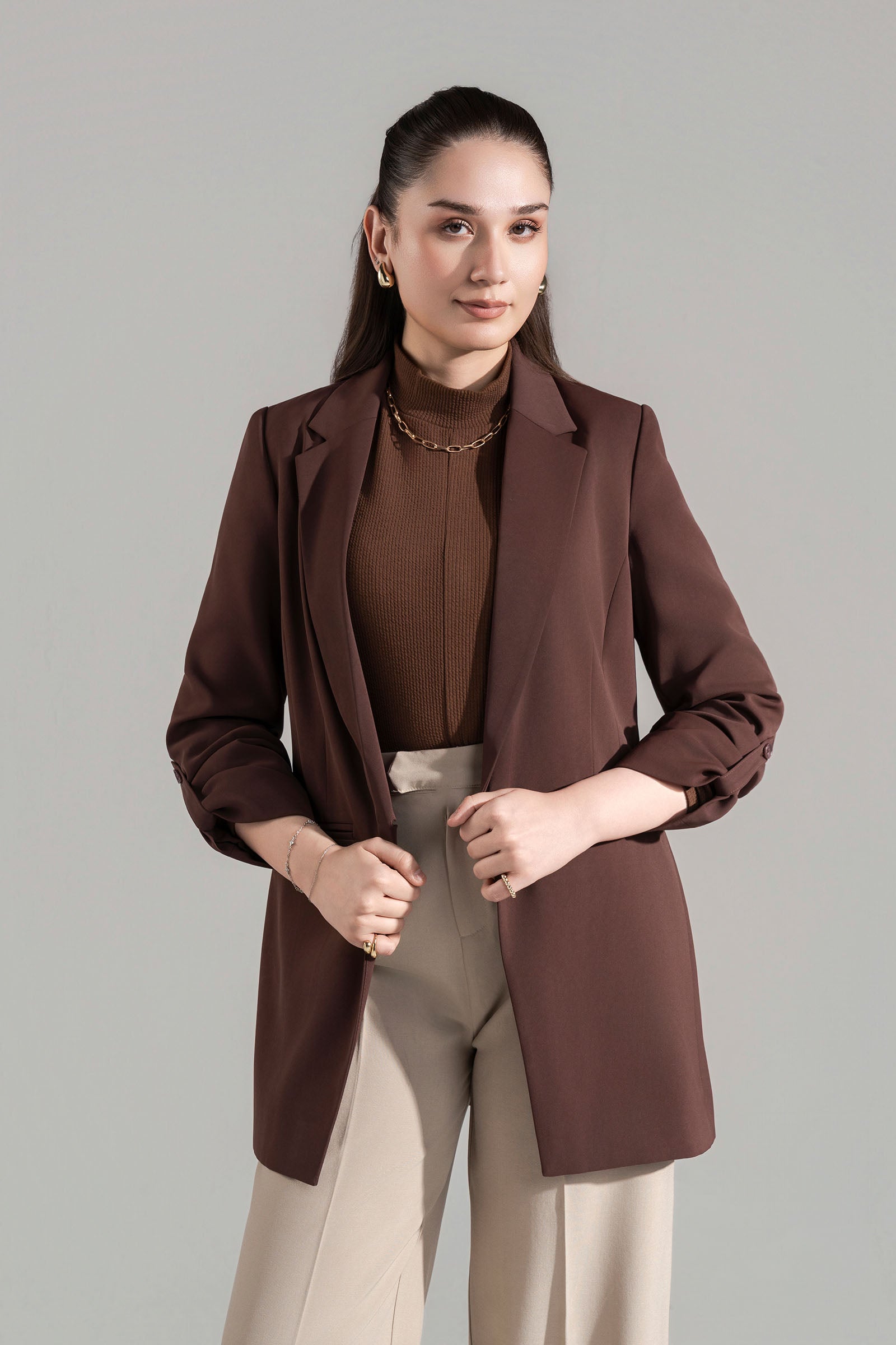 Everyday Buttoned Blazer