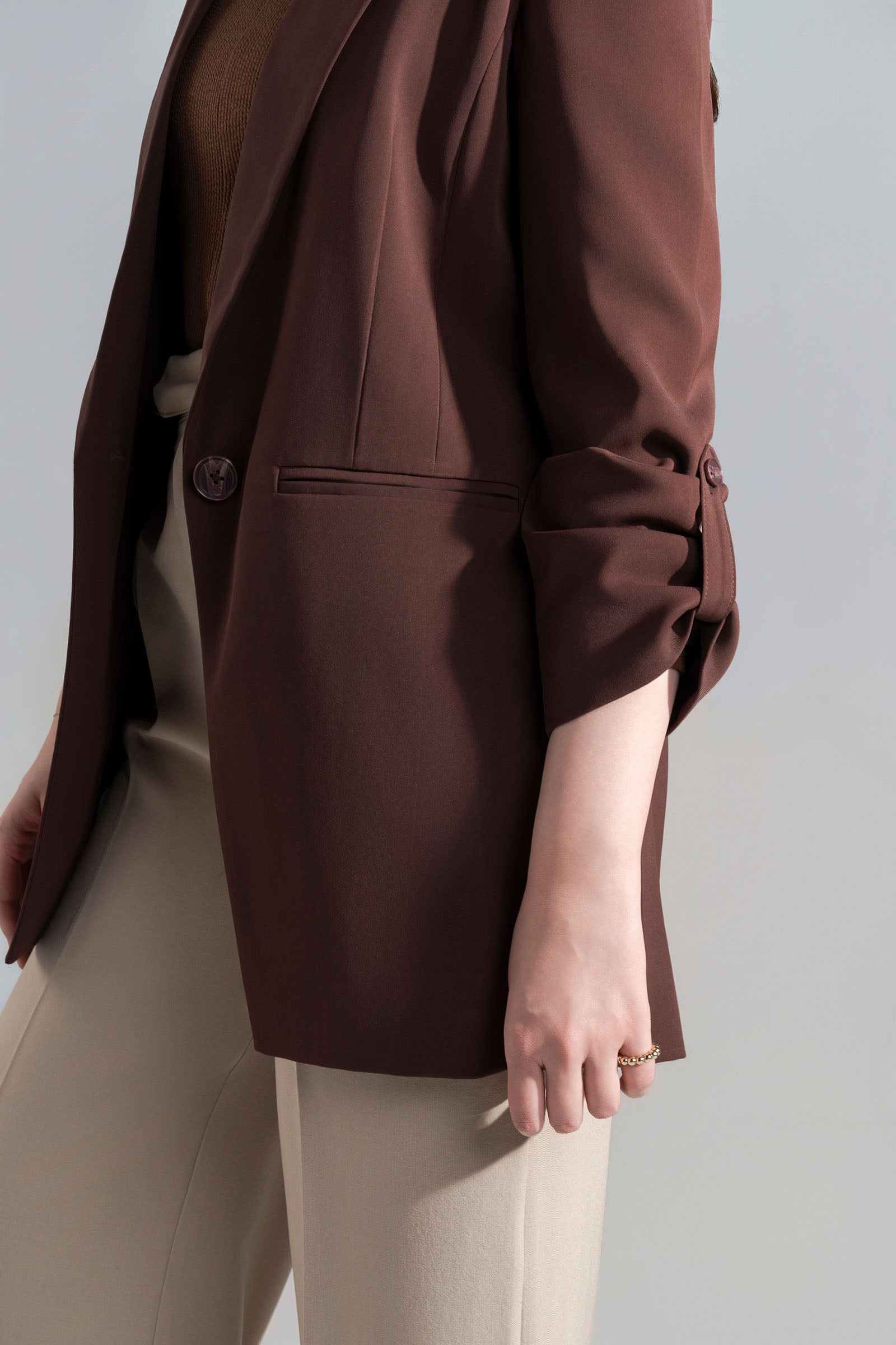 Everyday Buttoned Blazer