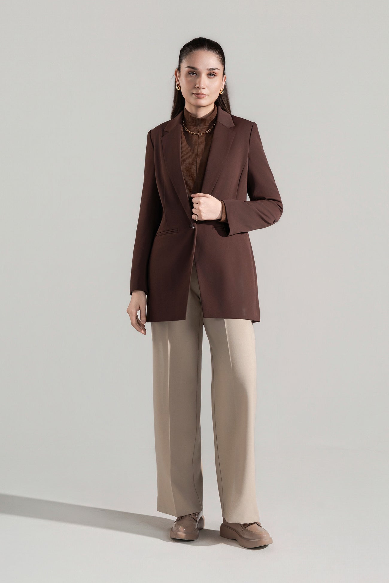 Everyday Buttoned Blazer