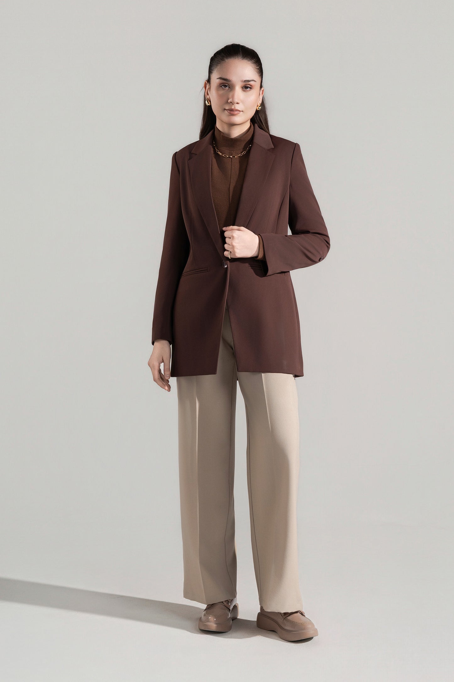 Everyday Buttoned Blazer