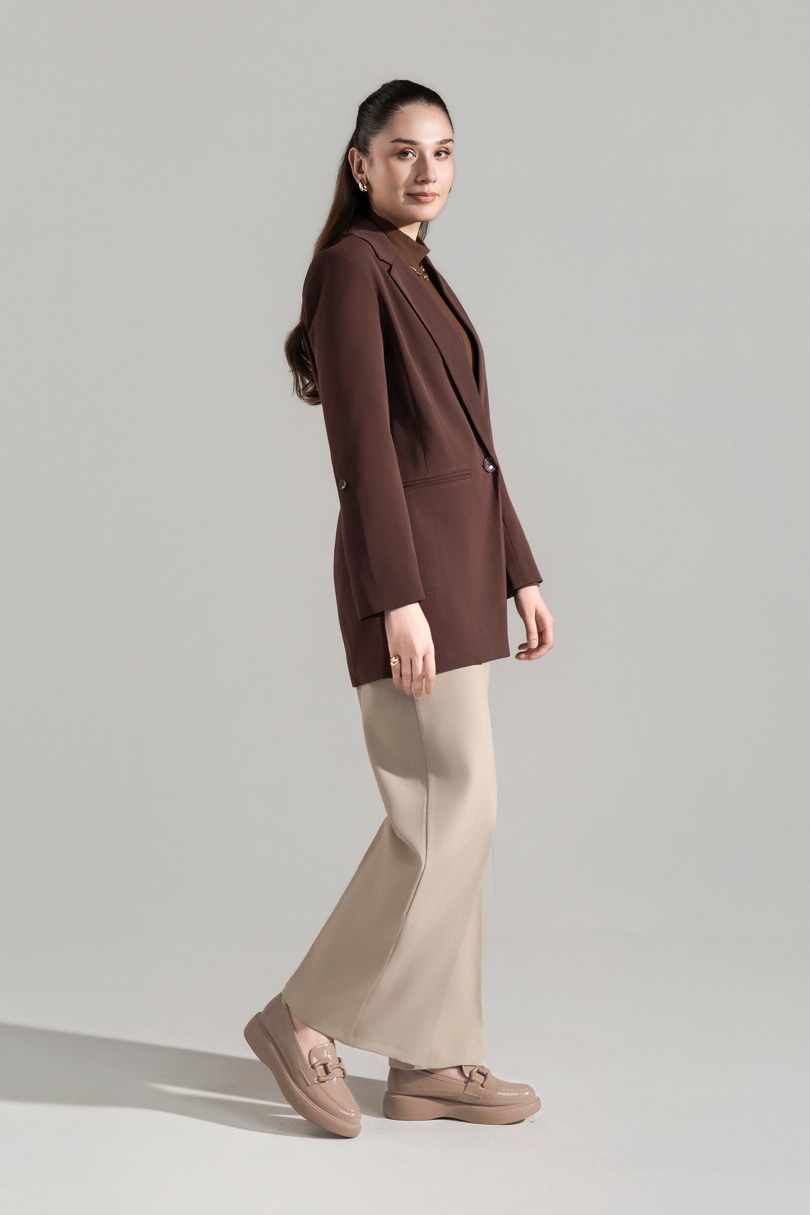 Everyday Buttoned Blazer