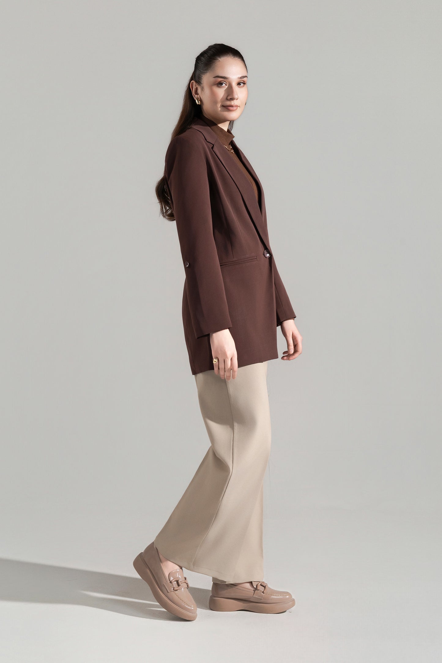 Everyday Buttoned Blazer