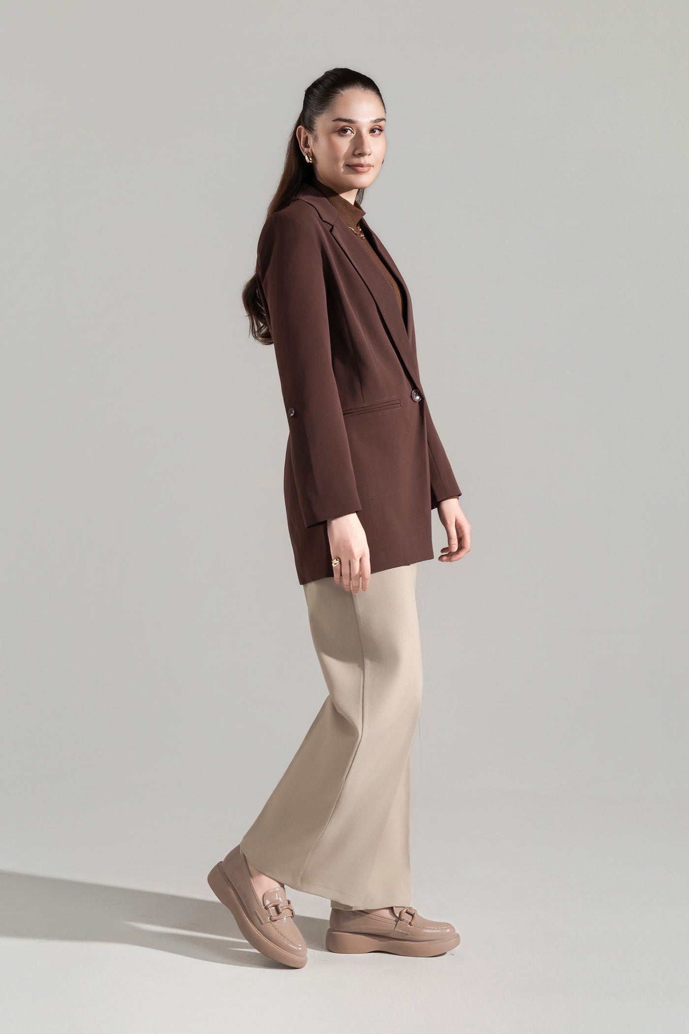 Everyday Buttoned Blazer