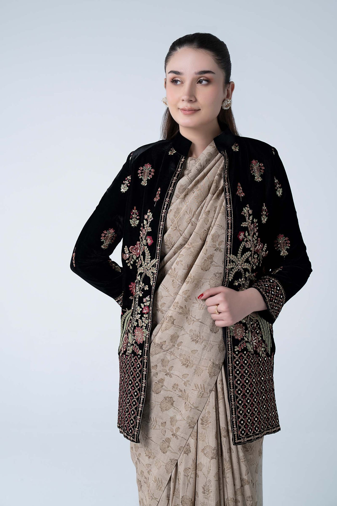 2 Pc Saree Jacket