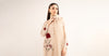 3 Pc Embellished Raw Silk Suit