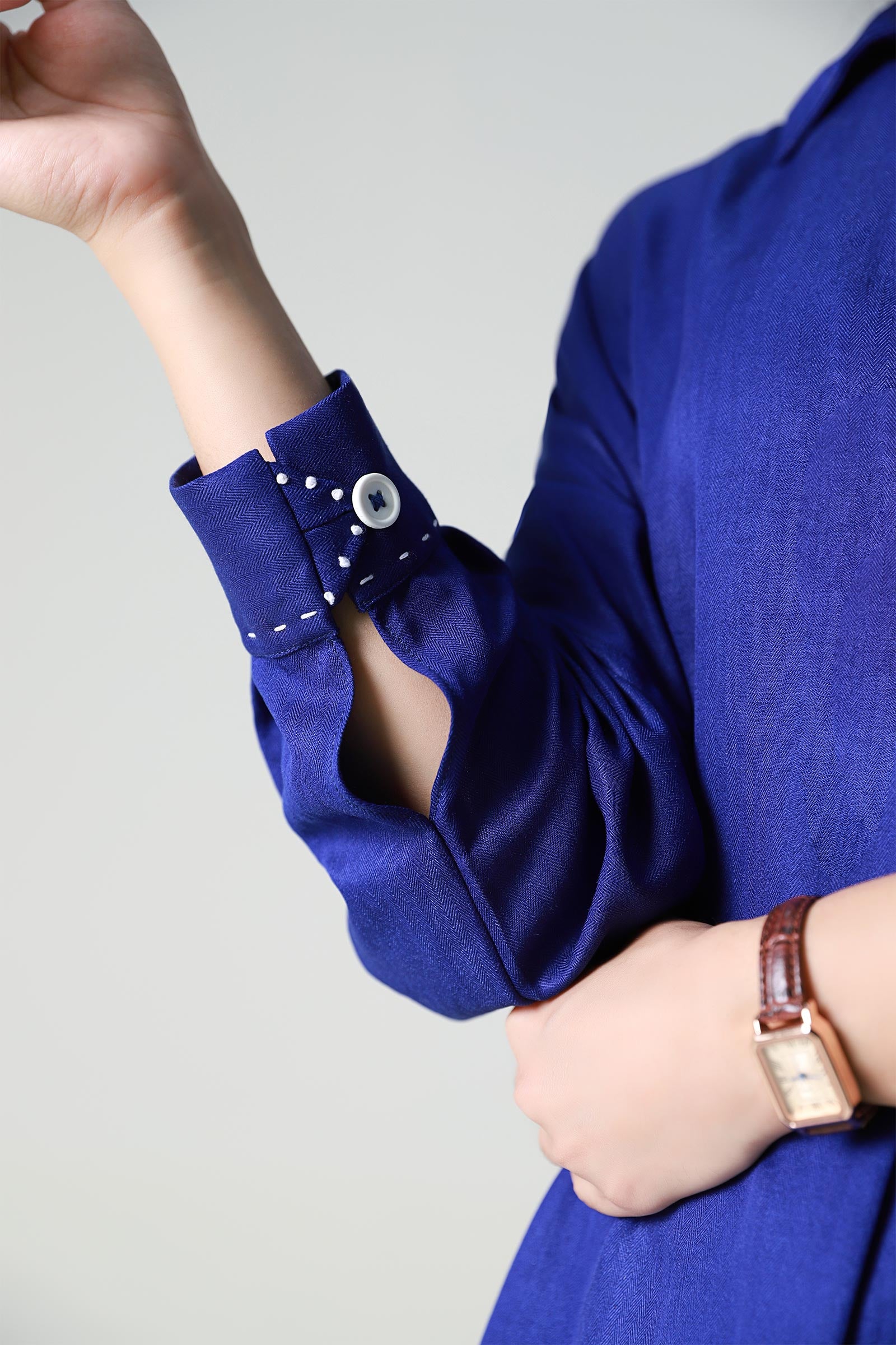 Dyed Herringbone Tunic