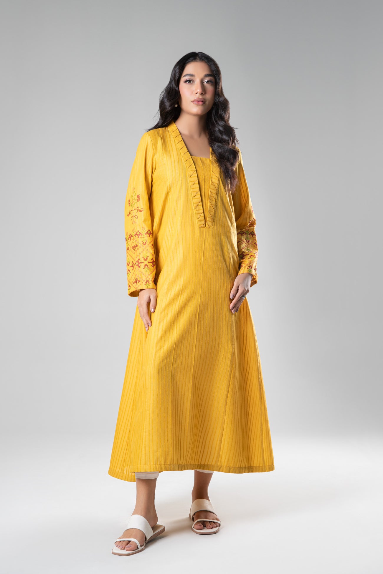 Embroidered Textured Shirt