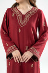 Embroidered Wool Shirt