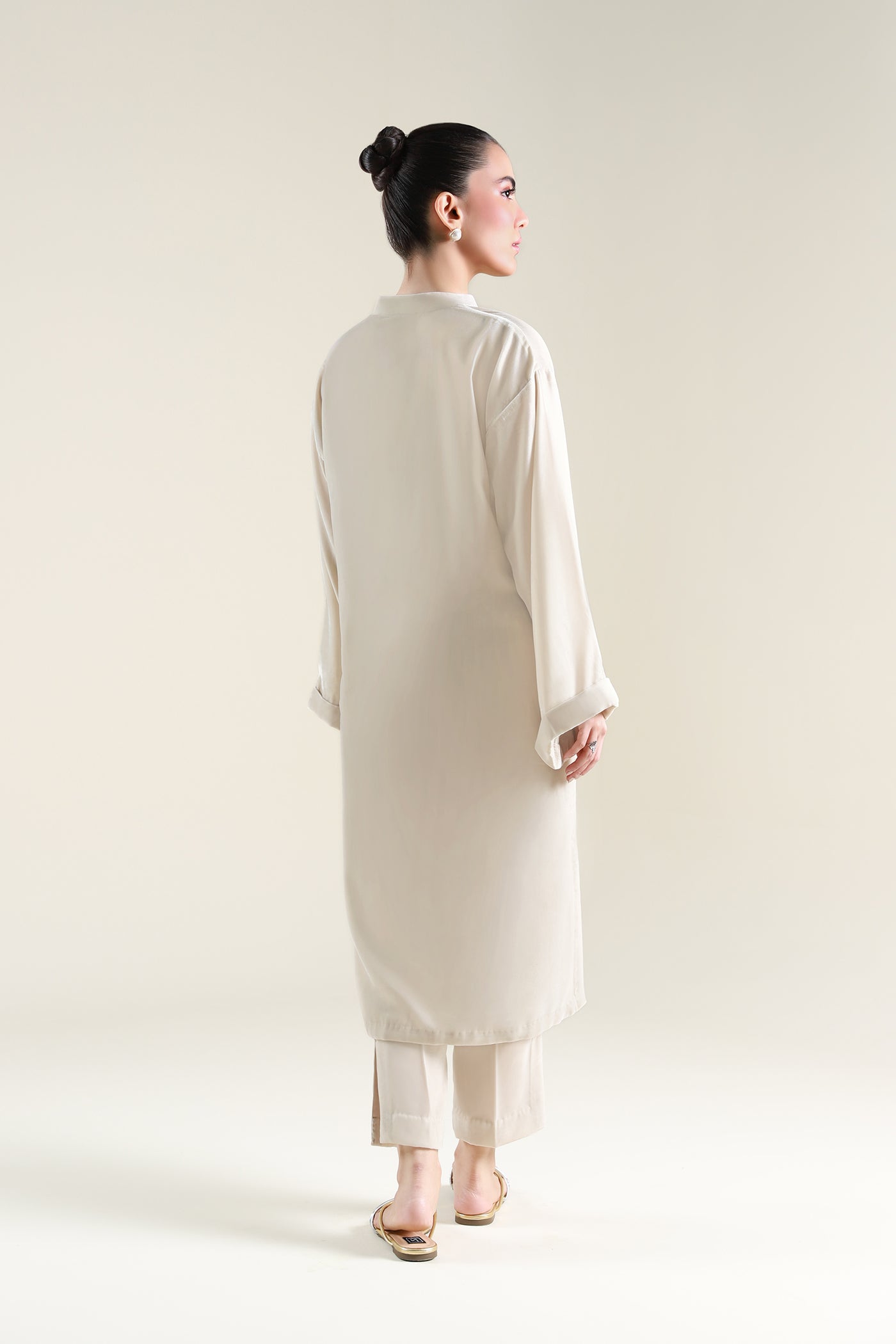 2 Pc Dyed Velvet Suit