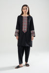 2 Pc Embroidered Textured Suit