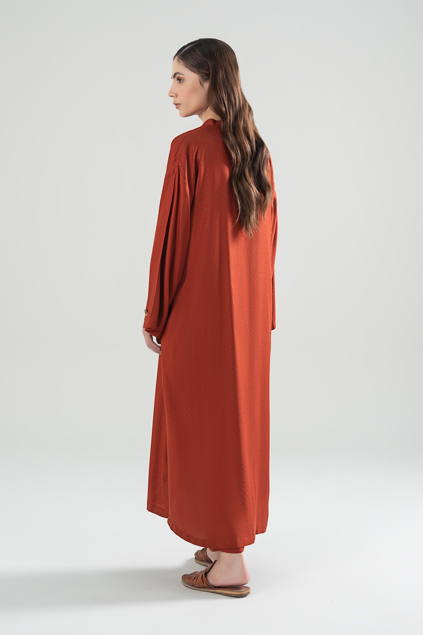 2 Pc Dyed Linen Suit