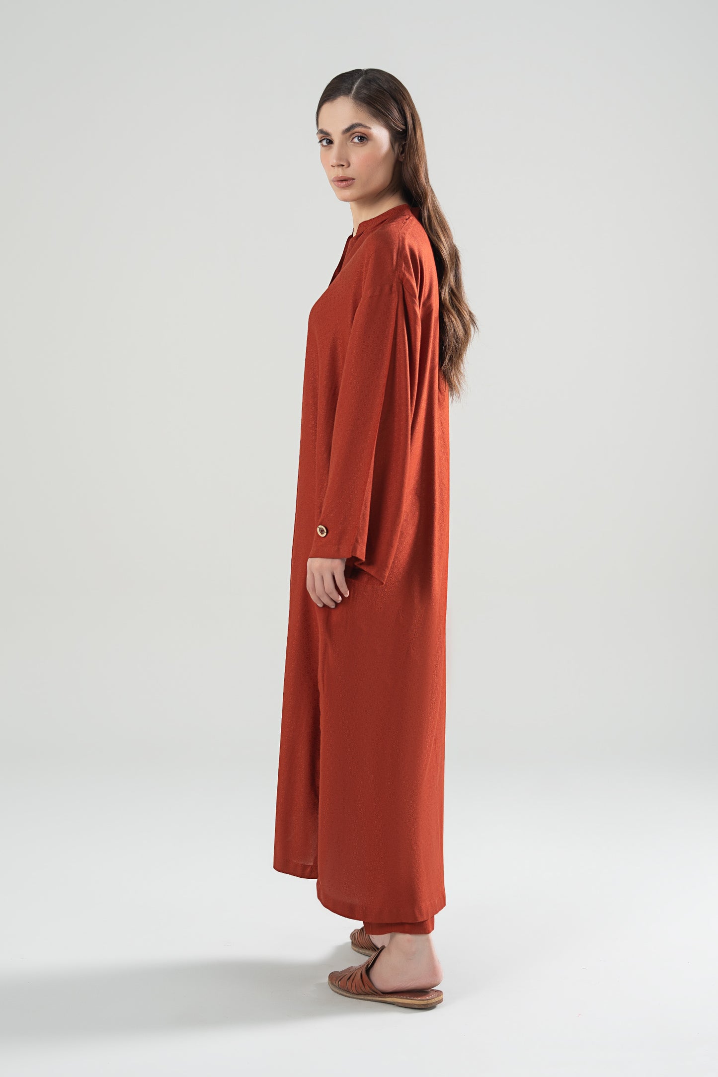 2 Pc Dyed Linen Suit