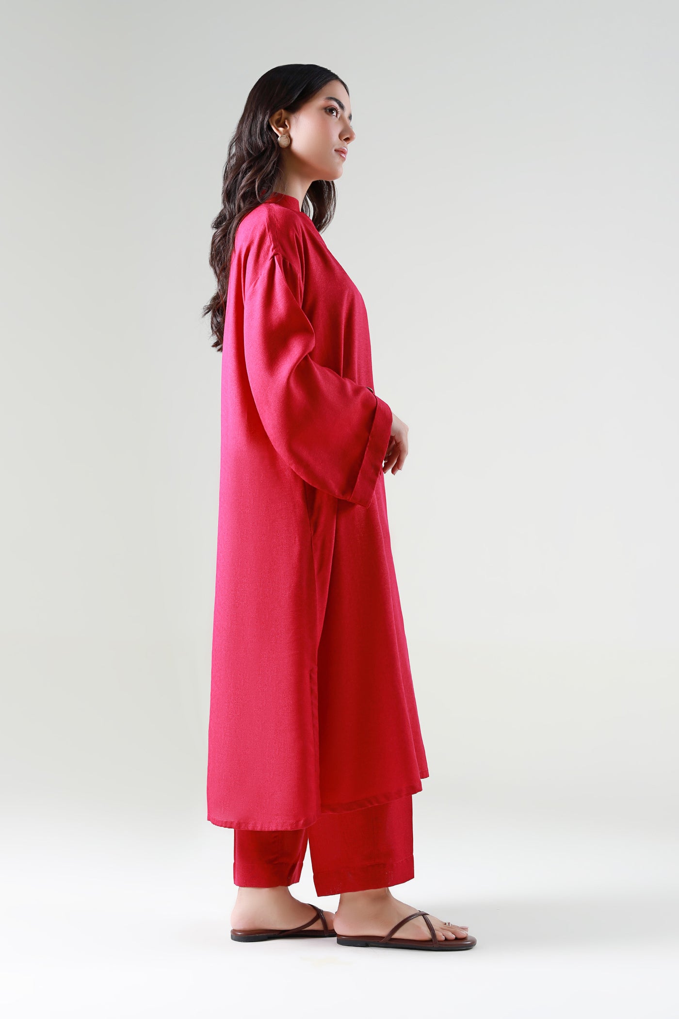 2 Pc Dyed Karandi Suit