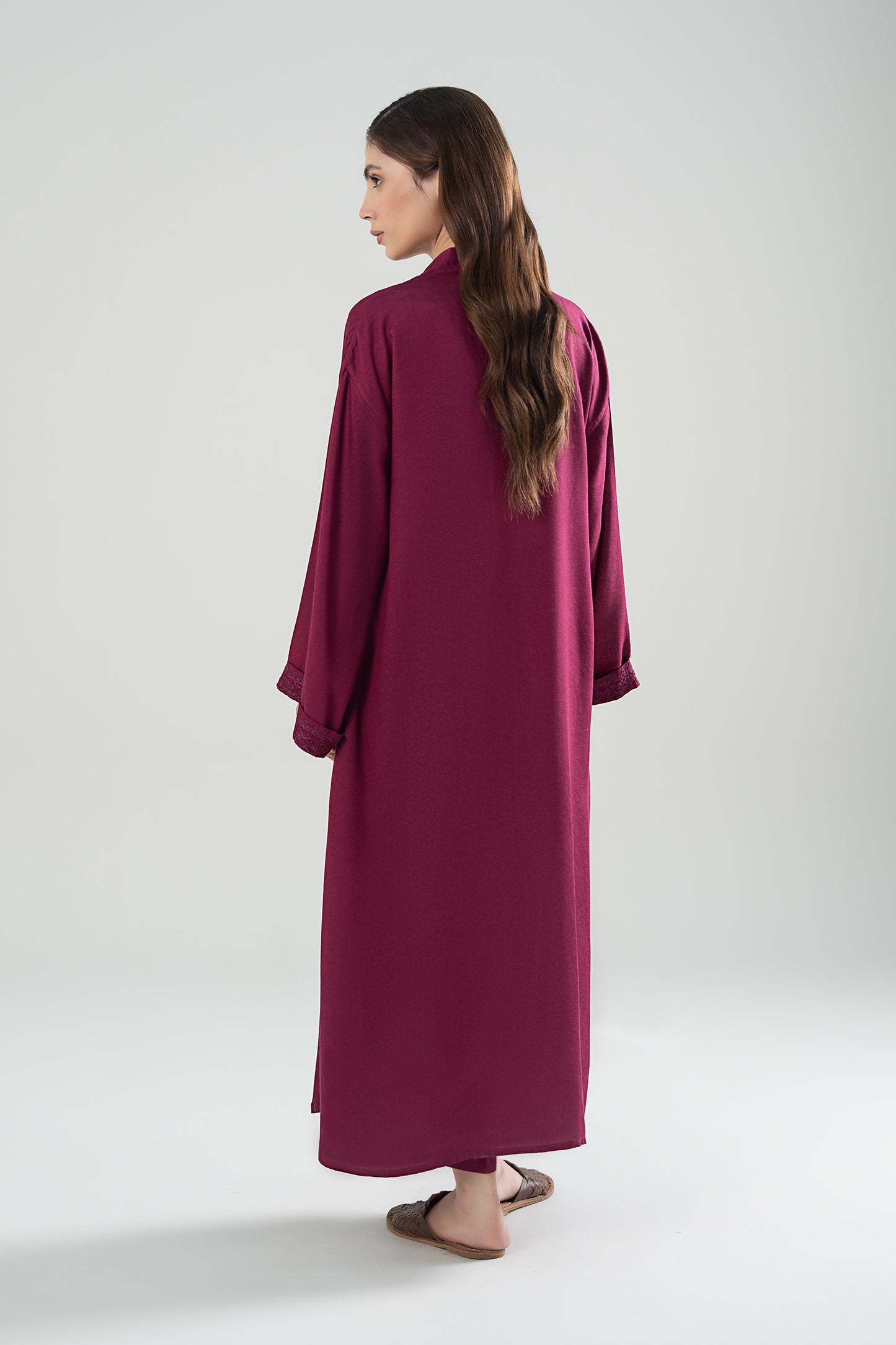 2 Pc Embroidered Karandi Suit