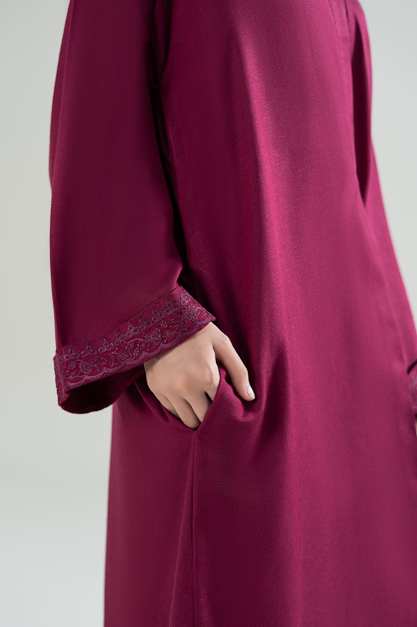 2 Pc Embroidered Karandi Suit