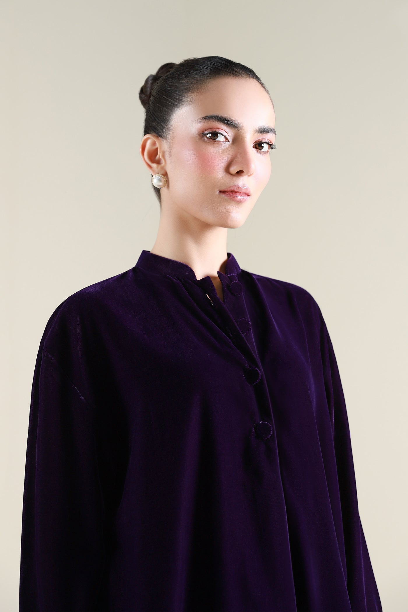 2 Pc Dyed Velvet Suit