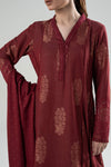 3 Pc Embroidered Jacquard Suit