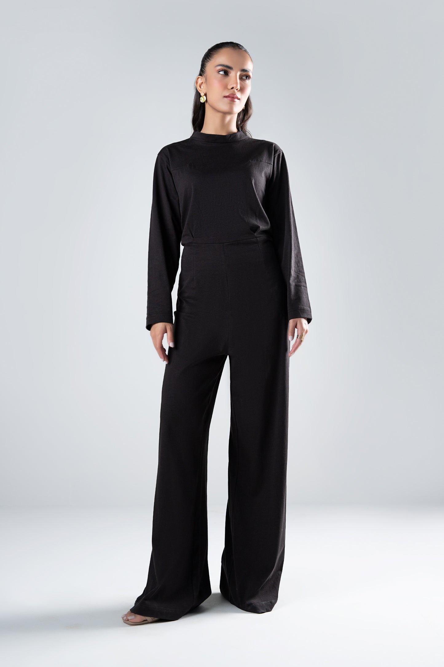 Solid Jersey Jumpsuit