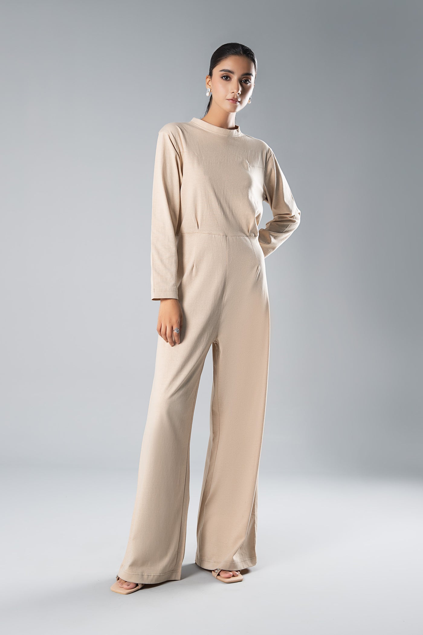 Solid Jersey Jumpsuit