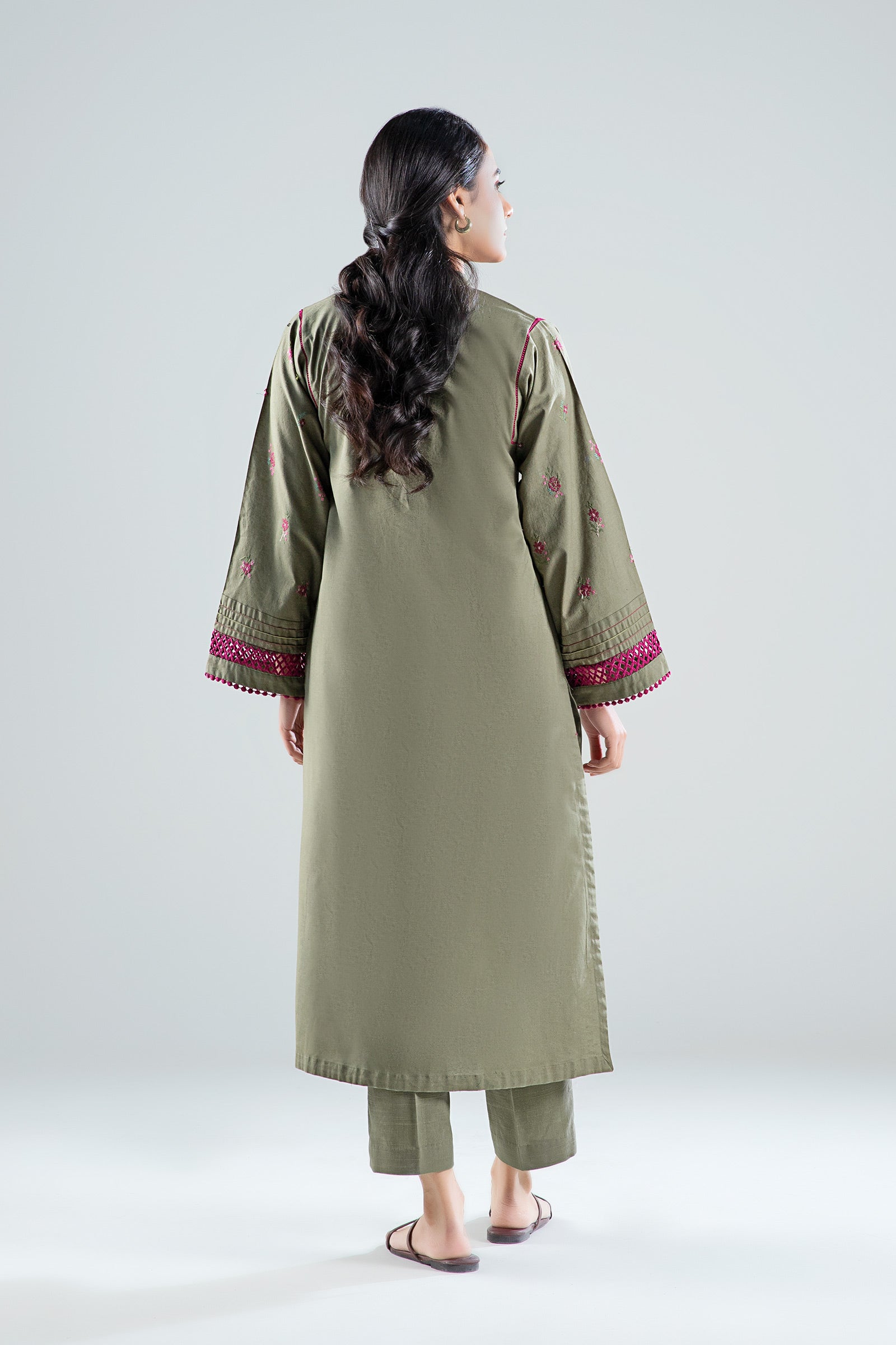 Embroidered Textured Shirt