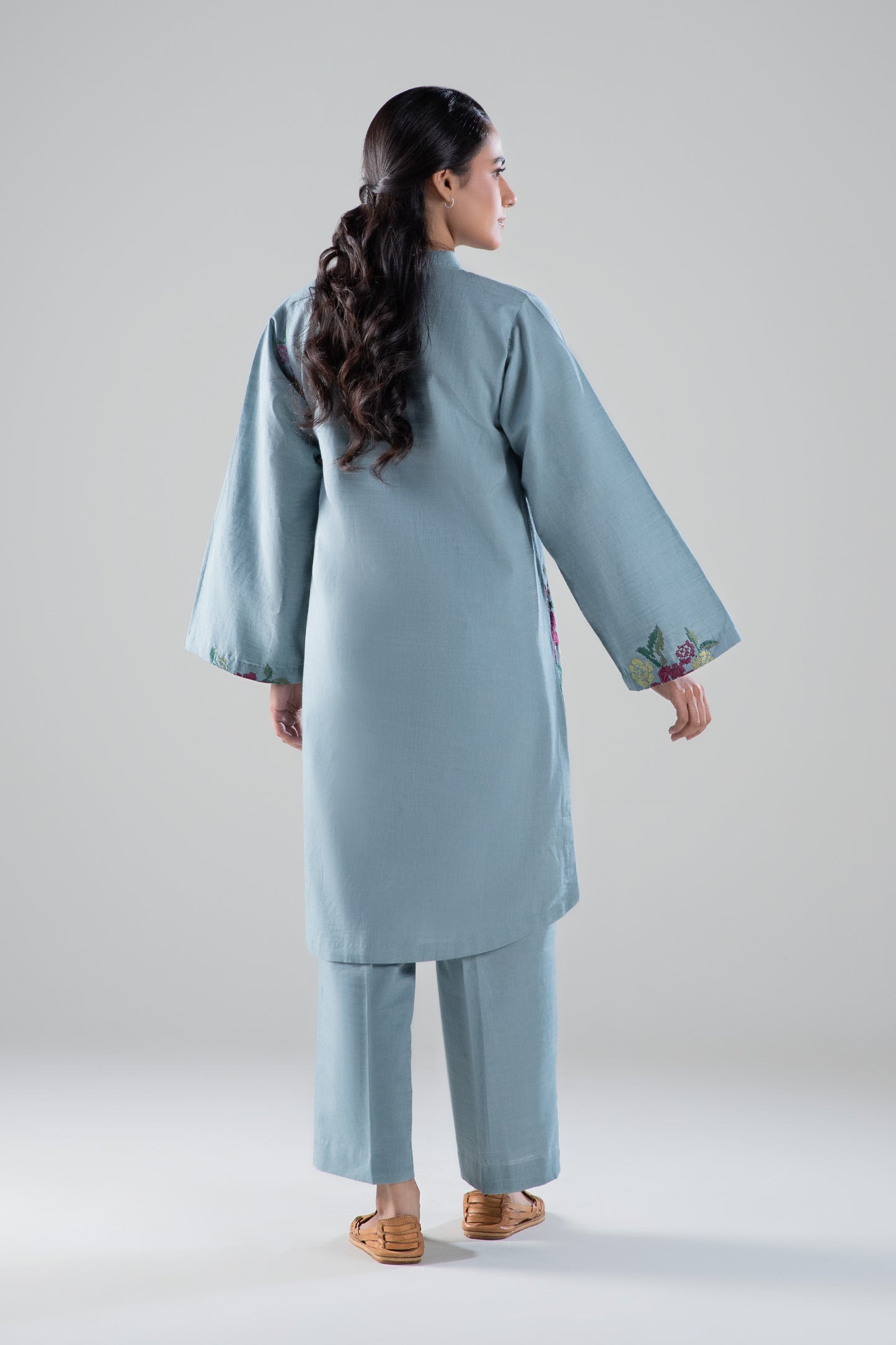 Embroidered Textured Shirt