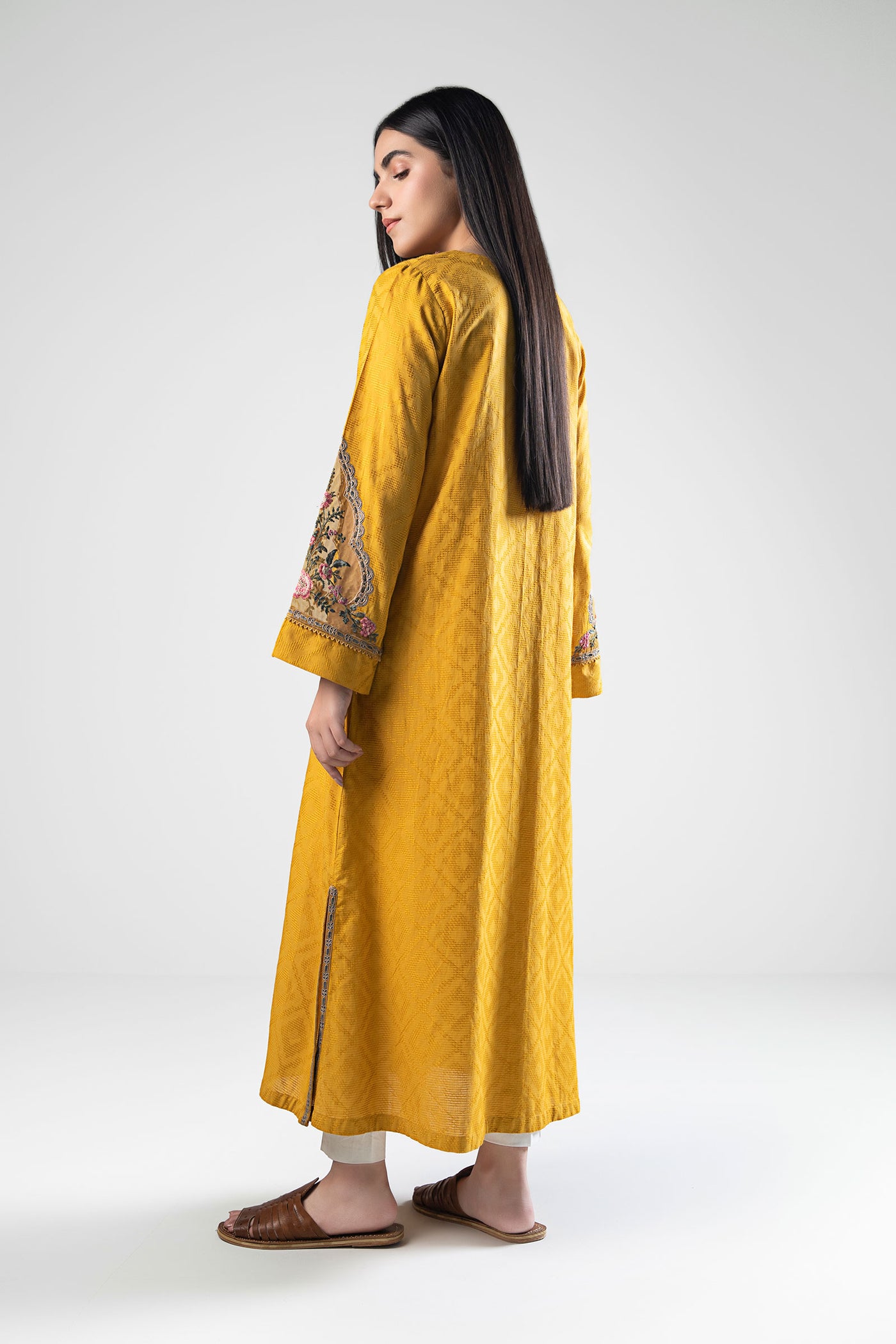 Embroidered Textured Shirt