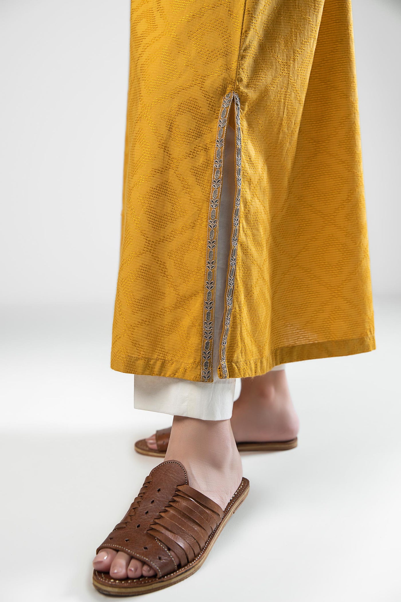 Embroidered Textured Shirt