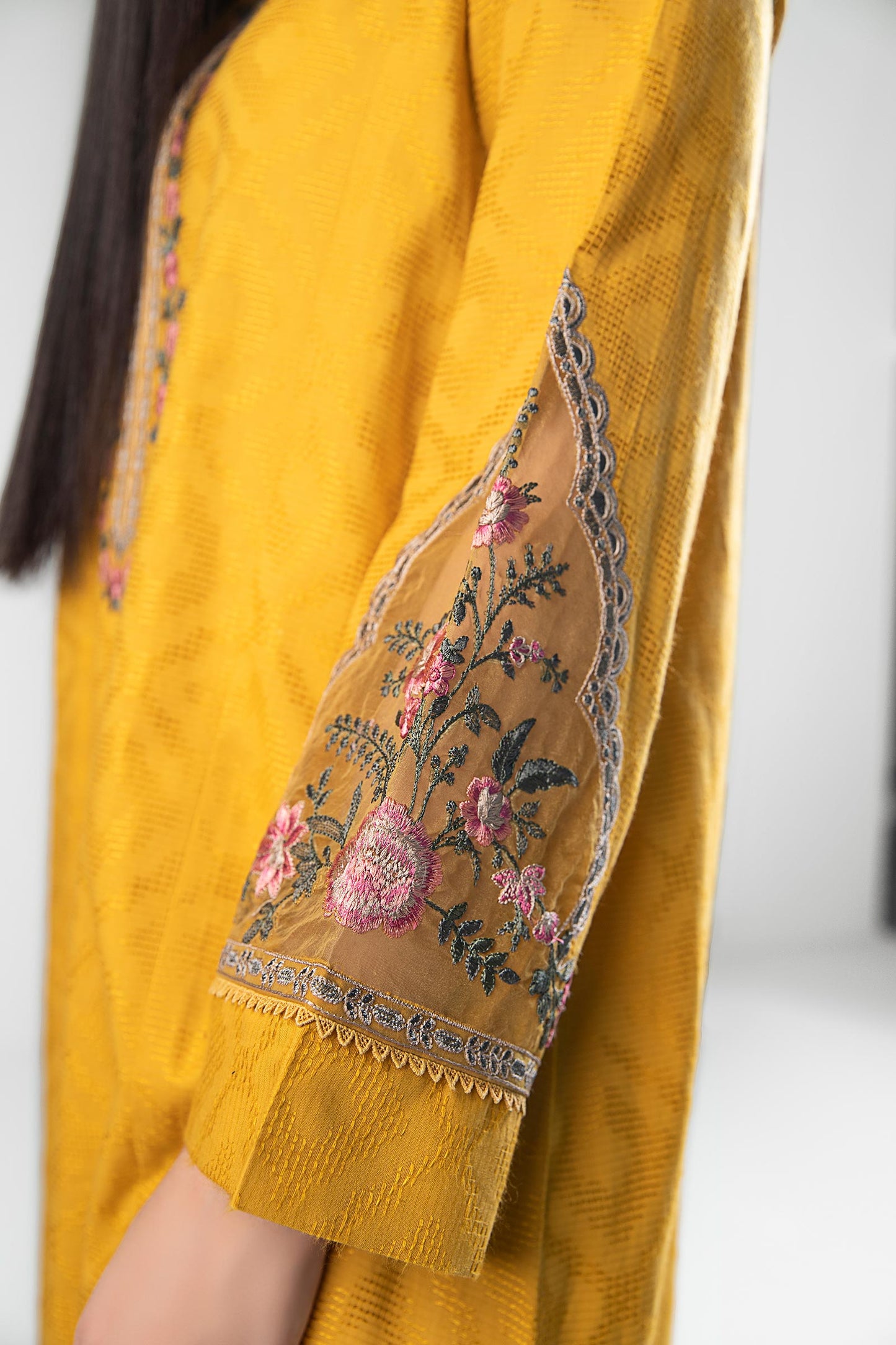 Embroidered Textured Shirt