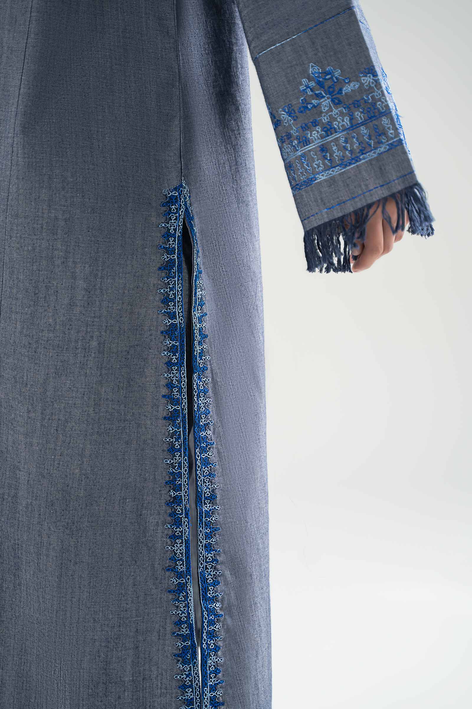 Embroidered Yarn Dyed Shirt