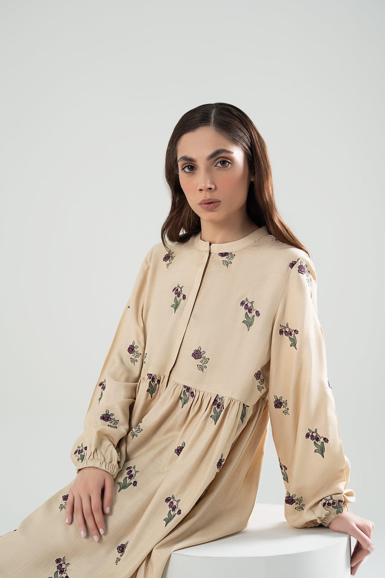 Embroidered Twill Shirt