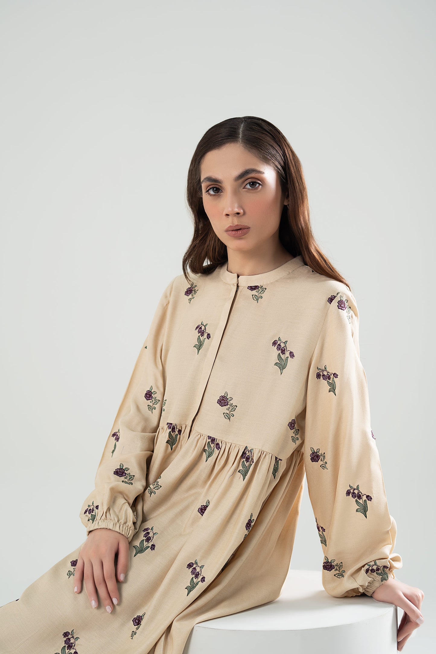 Embroidered Twill Shirt