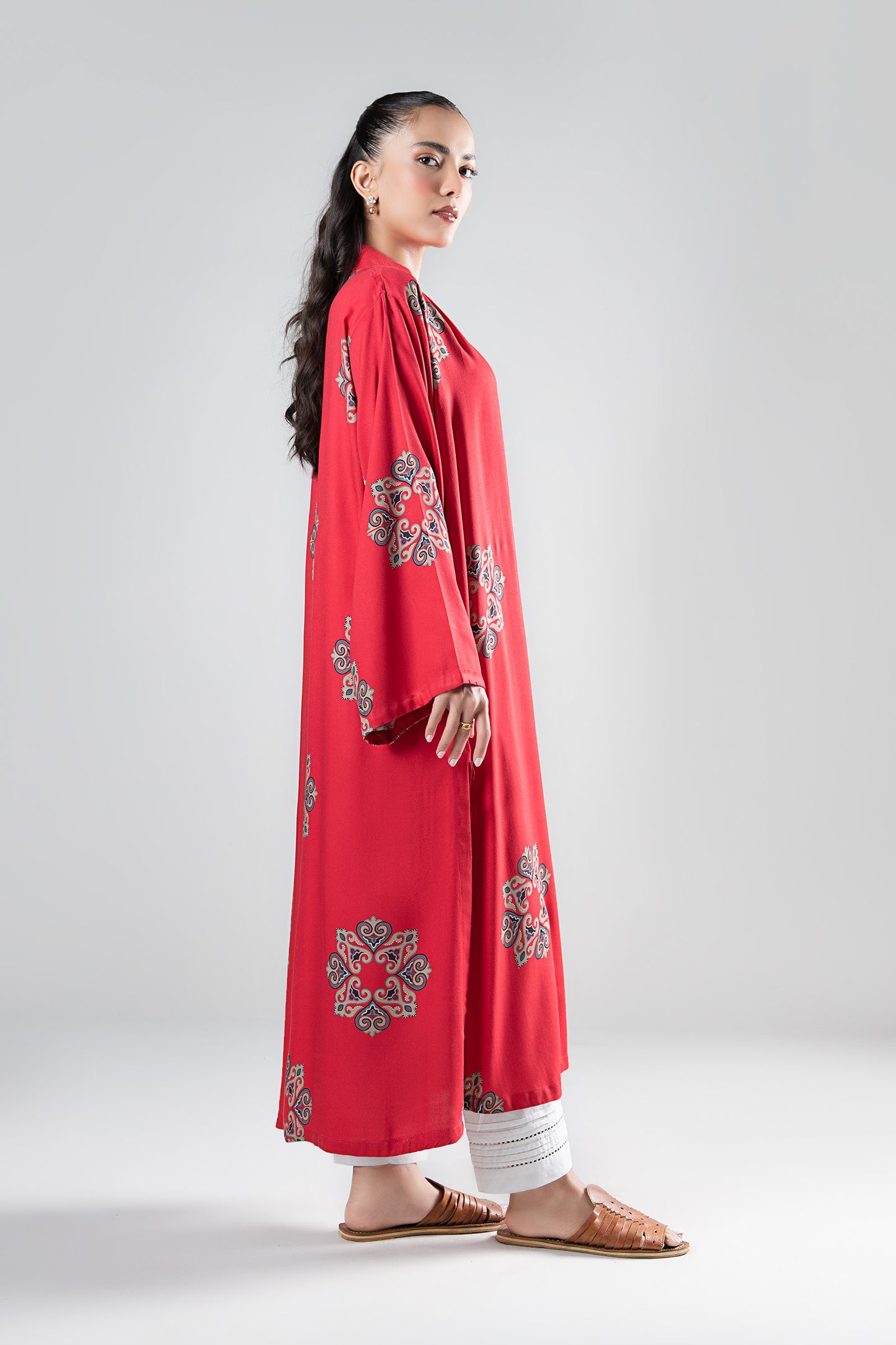 Printed Herringbone Shirt