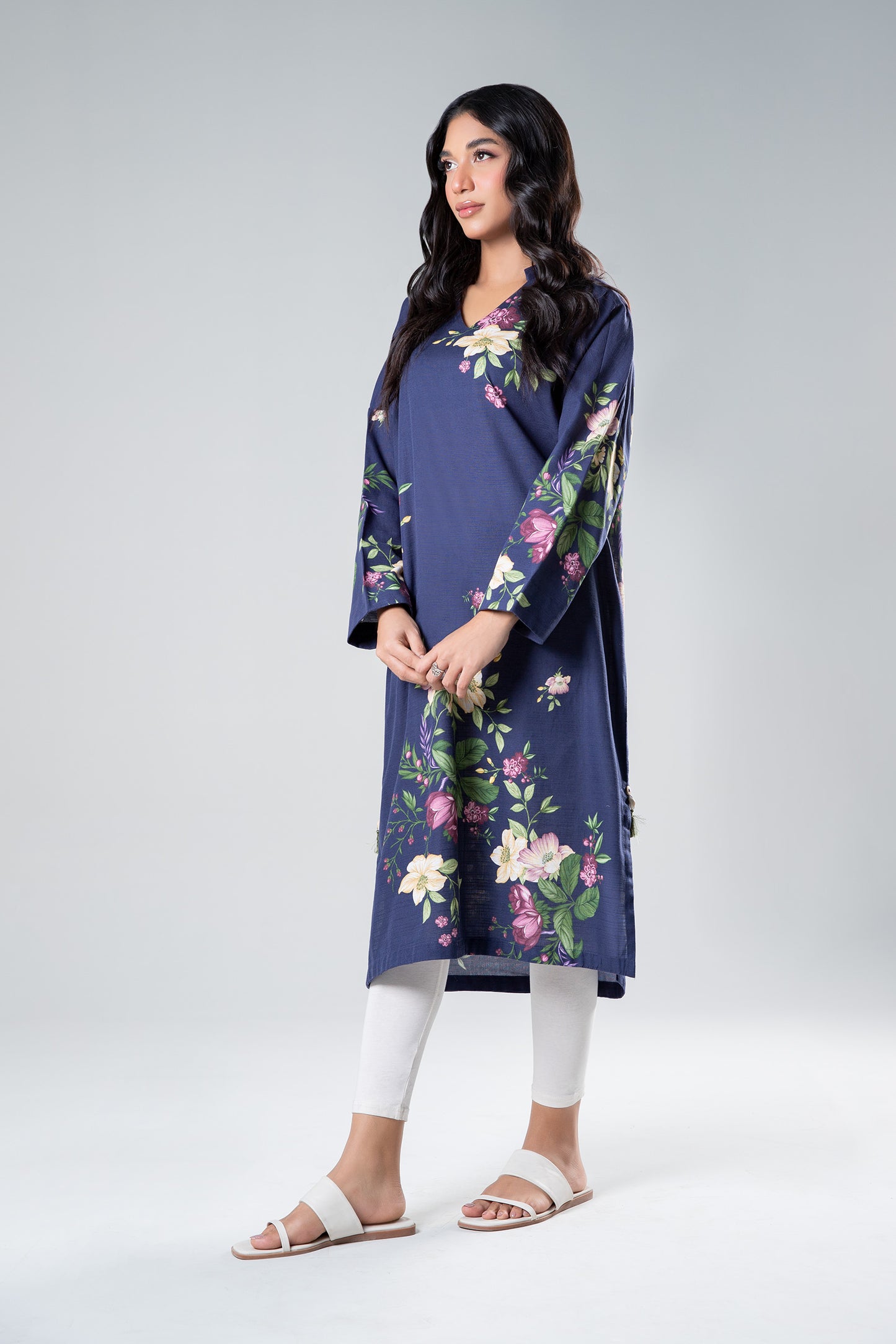 Printed Khaddar Tunic