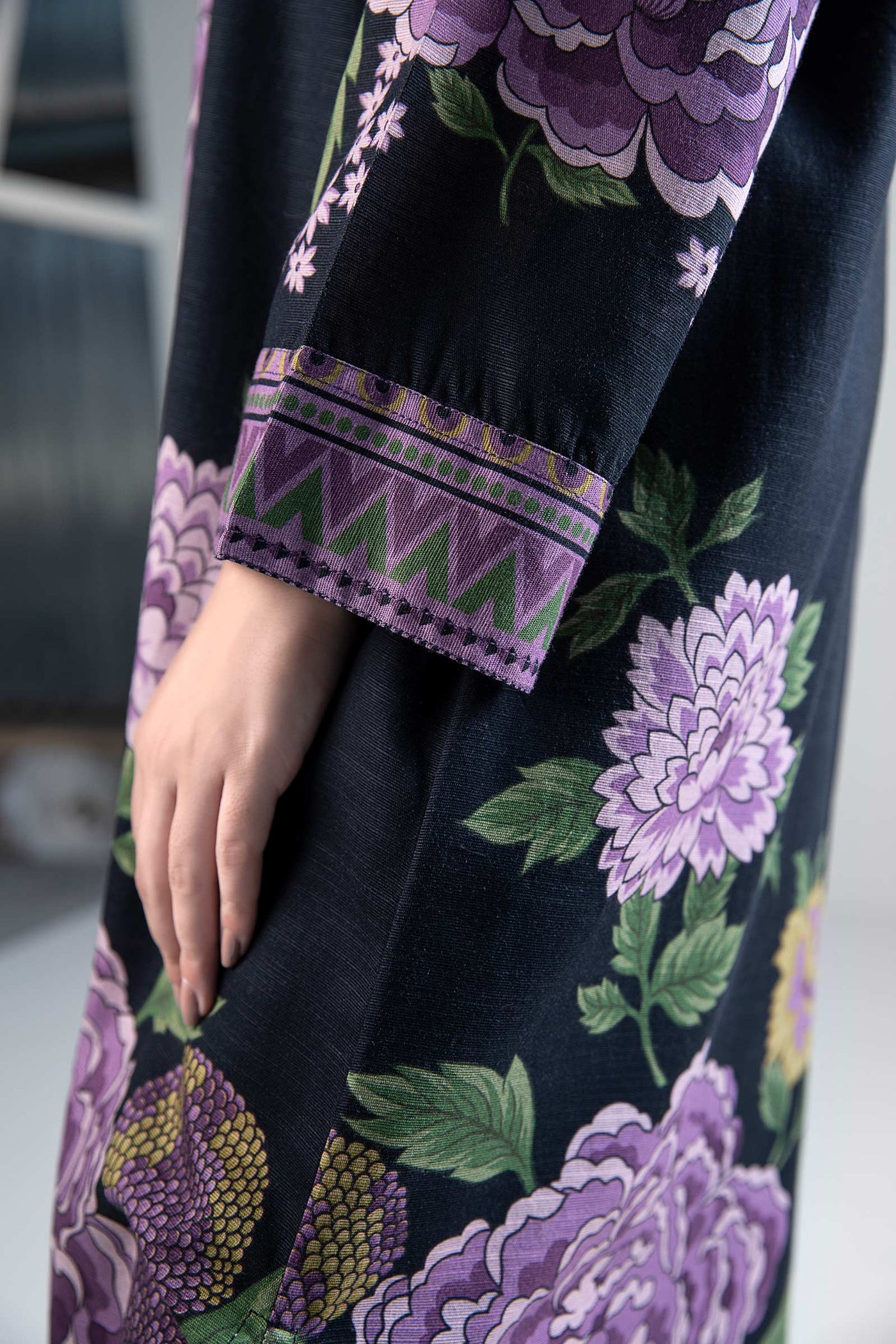 Printed Khaddar Shirt