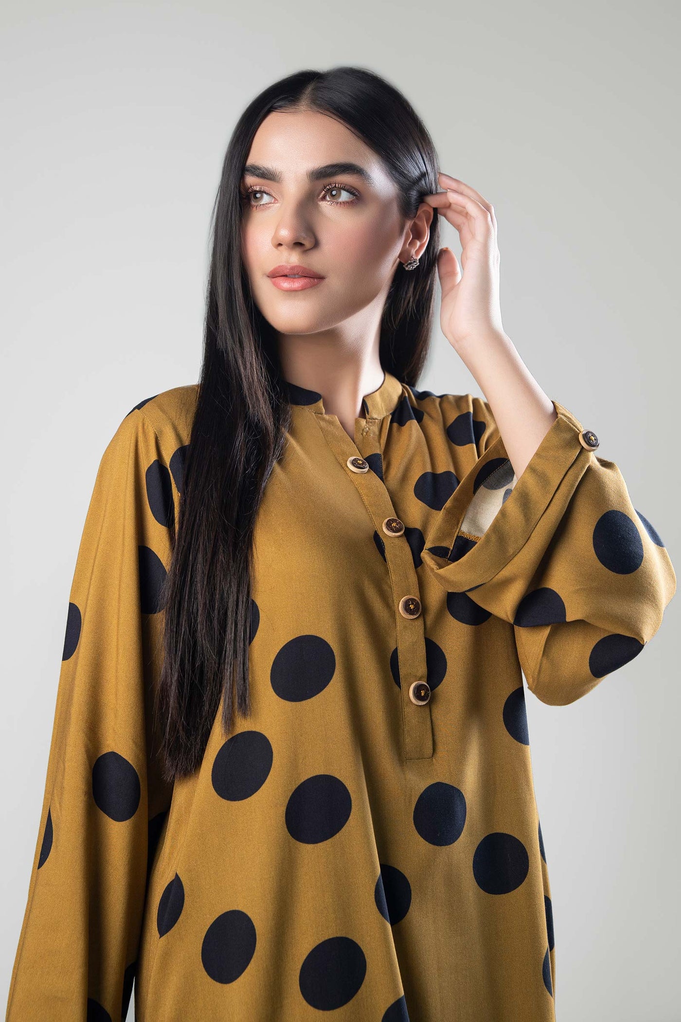 2 Pc Printed Herringbone Suit