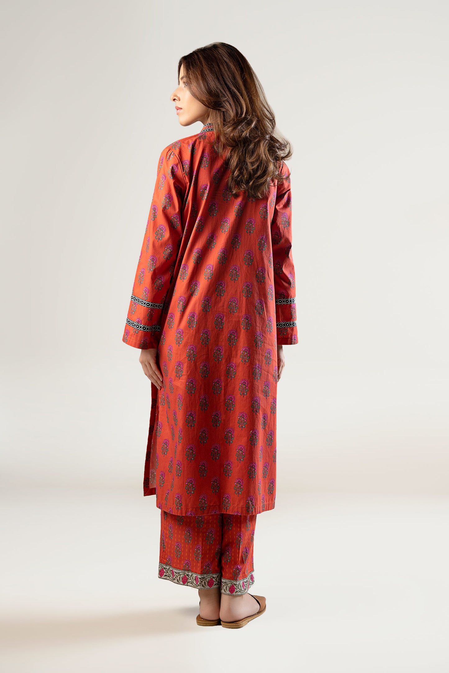 2 Pc Printed Cambric Suit