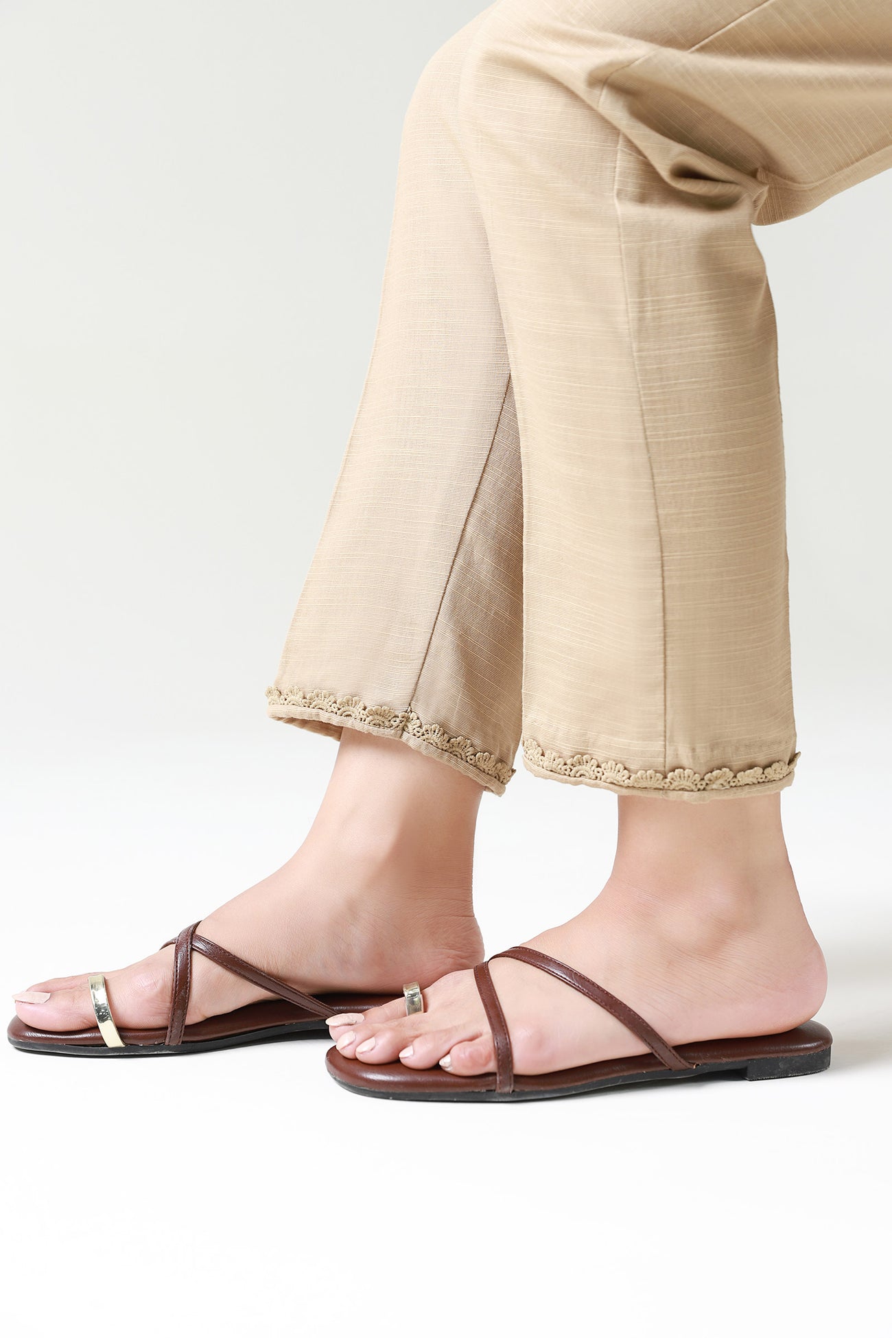 Dyed Khaddar Trouser