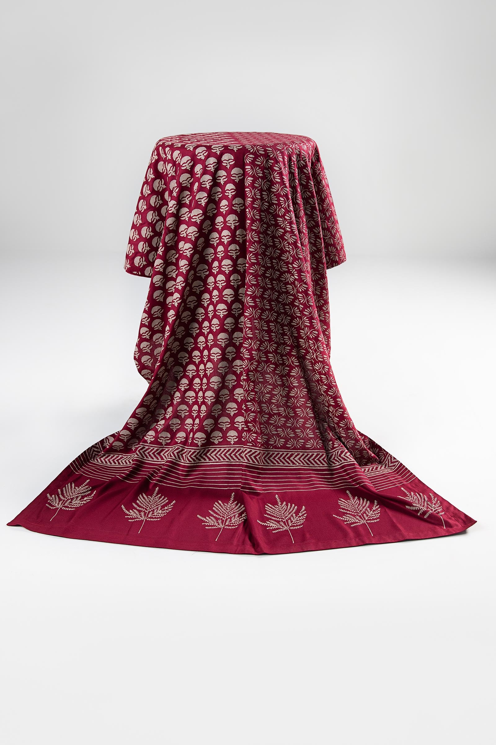 Printed Herringbone Shawl