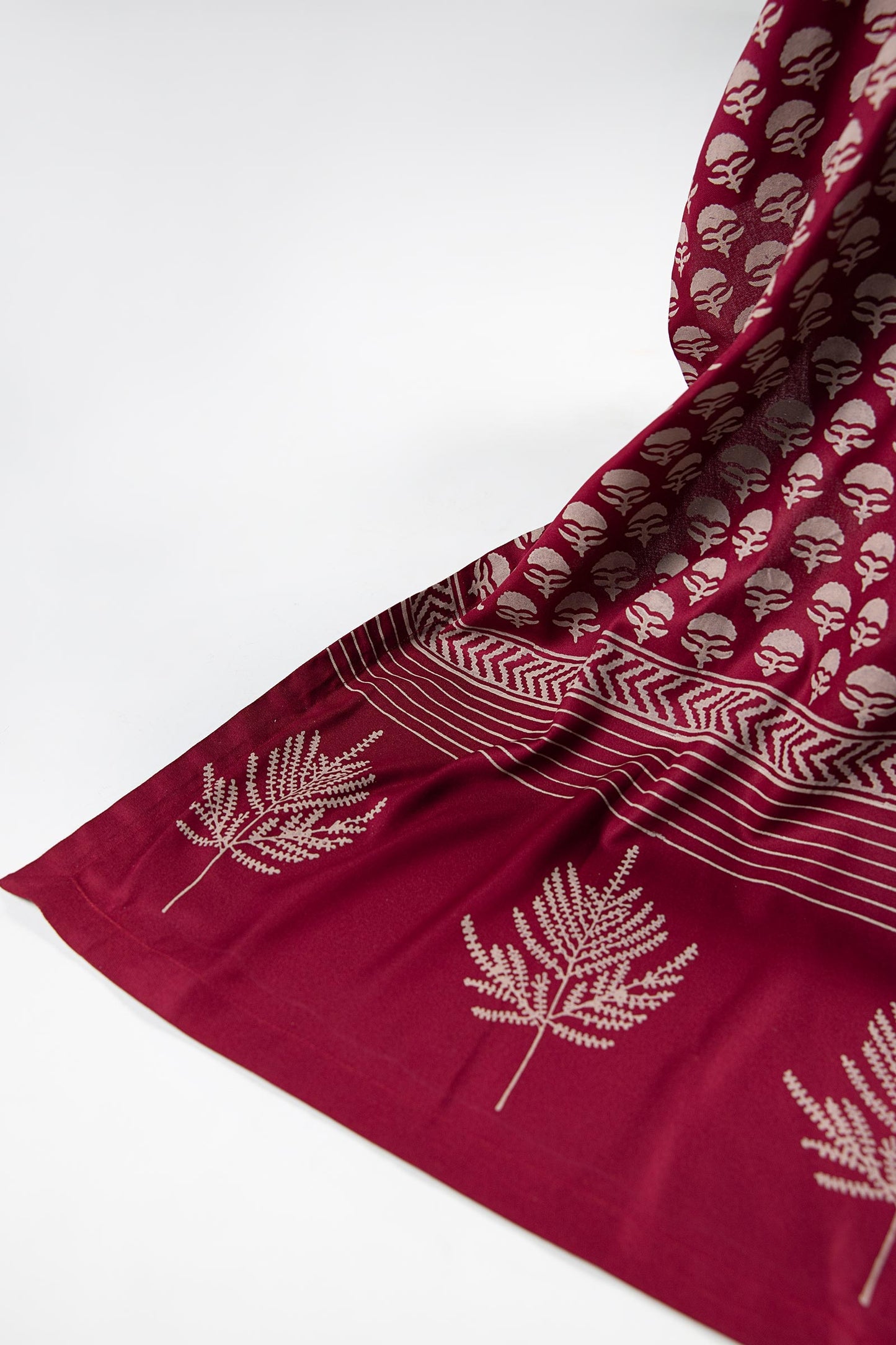 Printed Herringbone Shawl