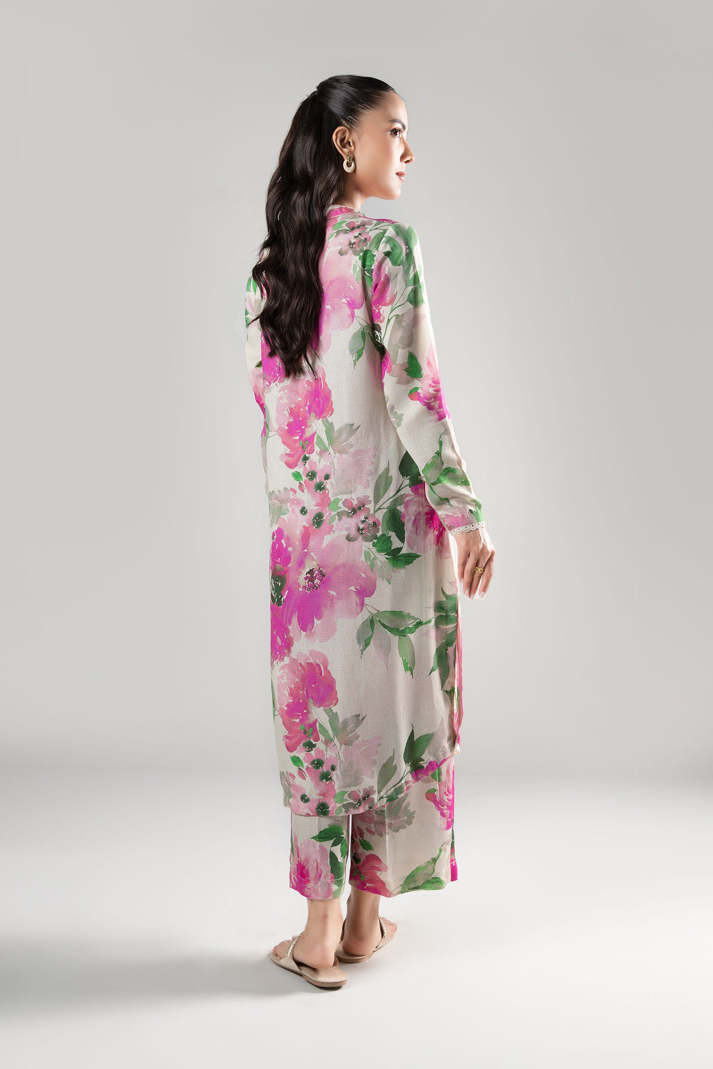 2 Pc Printed Karandi Suit