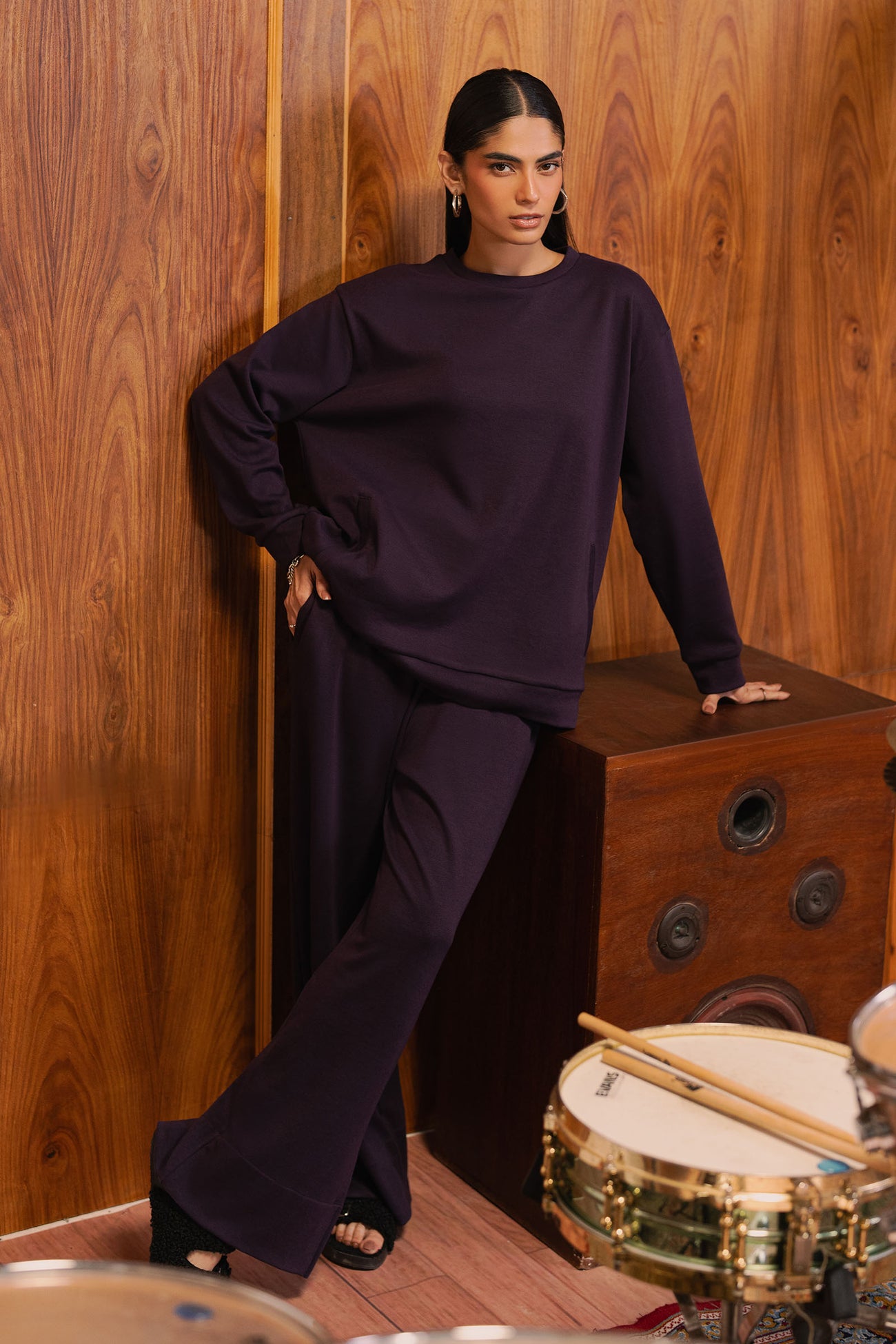 Relaxed Sweatshirt Set