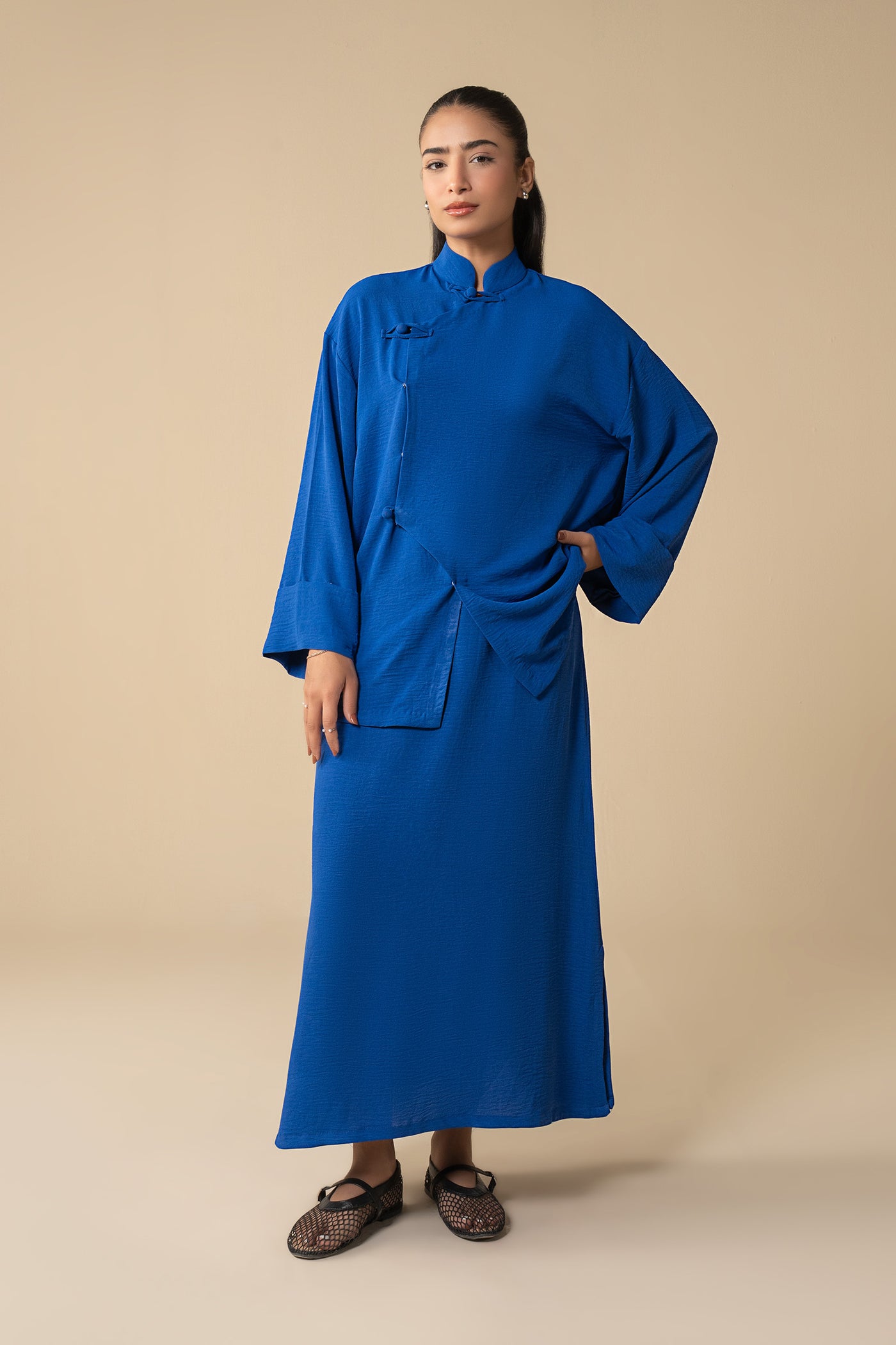 2 Pc Dyed Georgette Suit